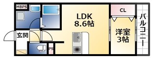 AILE東中浜の物件間取画像